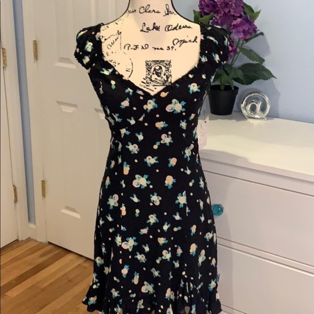 Free People Like a Lady Print Minidress Size Small - Picture 5 of 6
